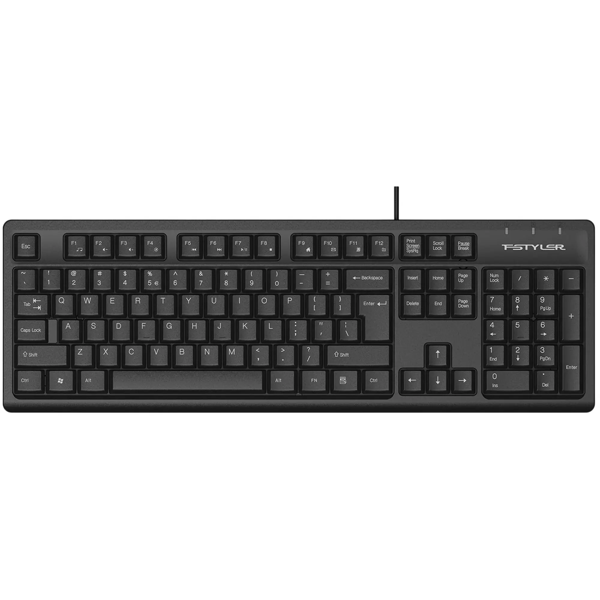 Купити Клавіатура A4Tech Fstyler FK12 Black - фото 1