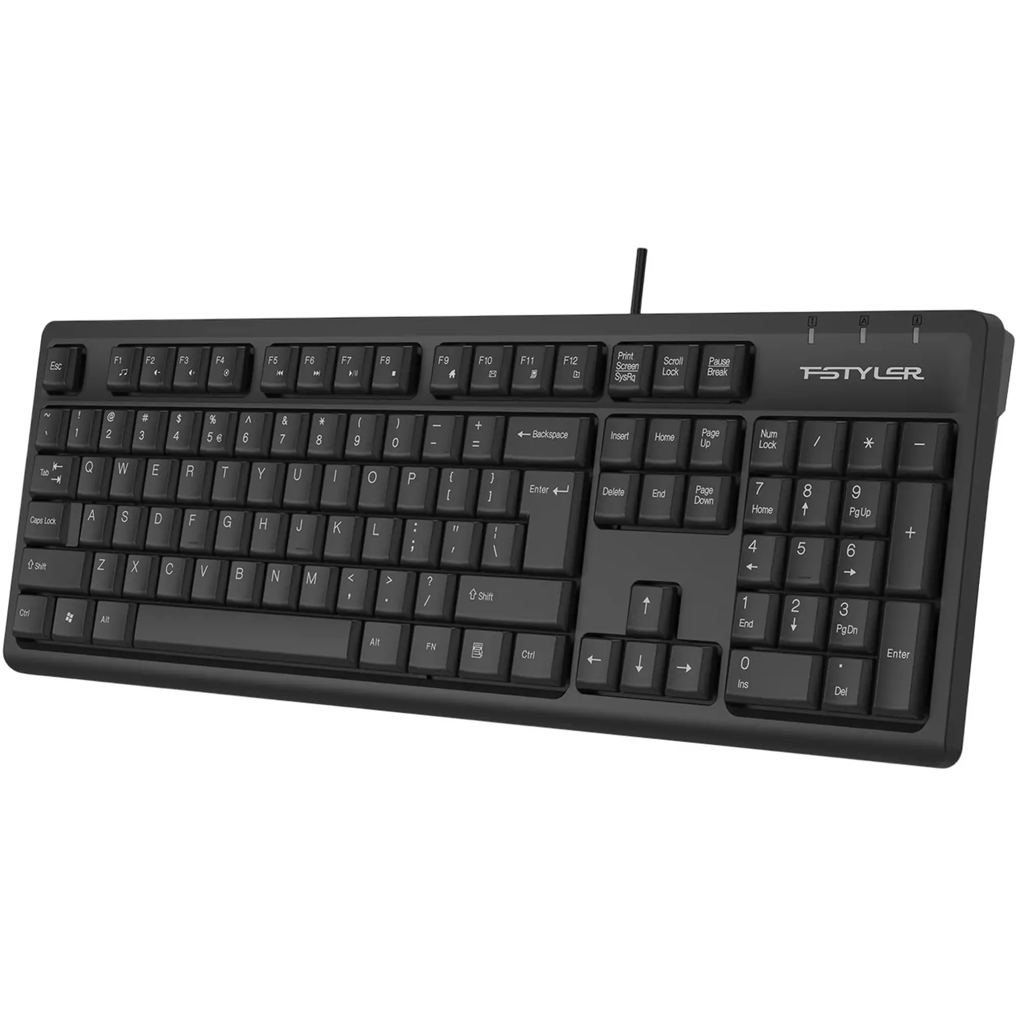 Купити Клавіатура A4Tech Fstyler FK12 Black - фото 3