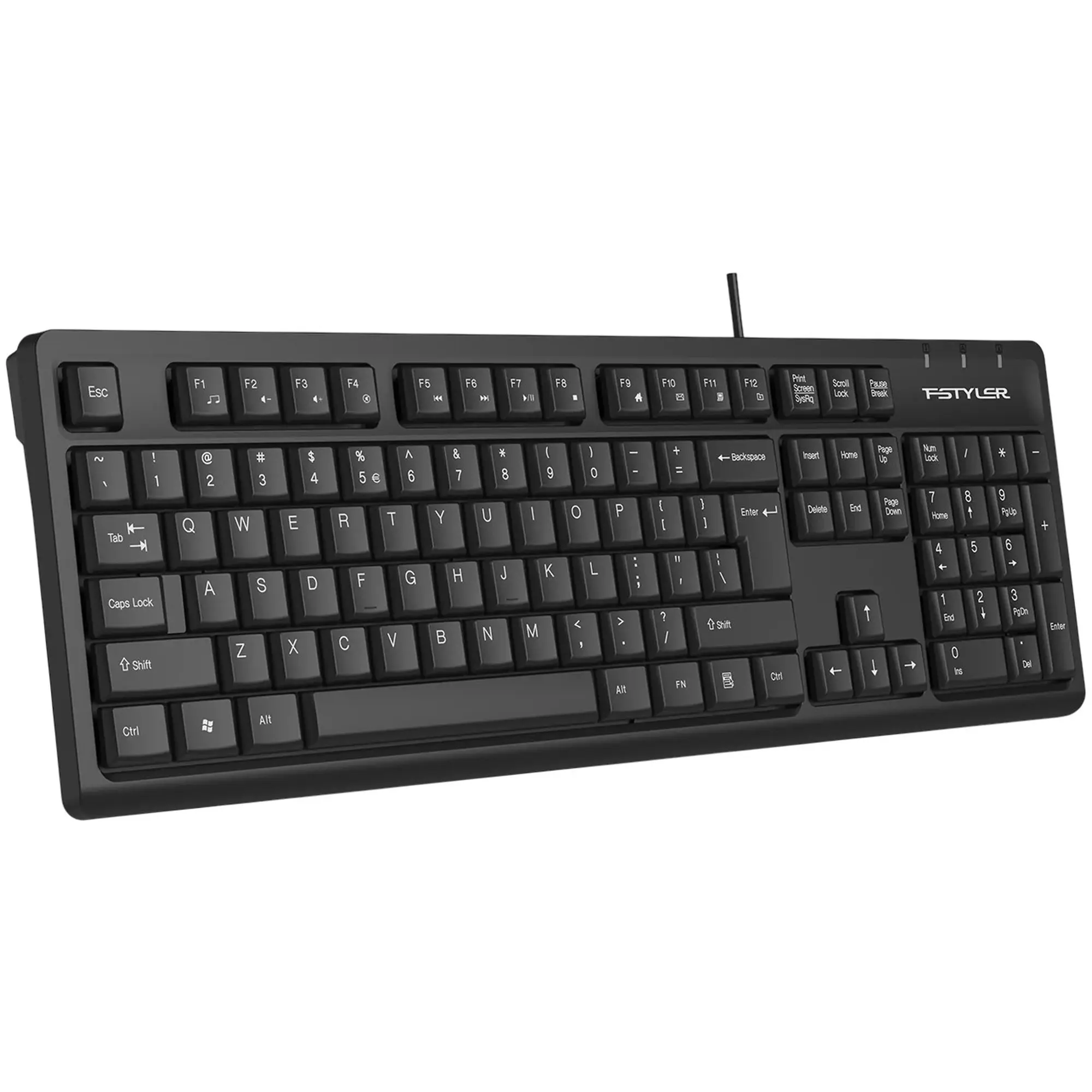 Купити Клавіатура A4Tech Fstyler FK12 Black - фото 4
