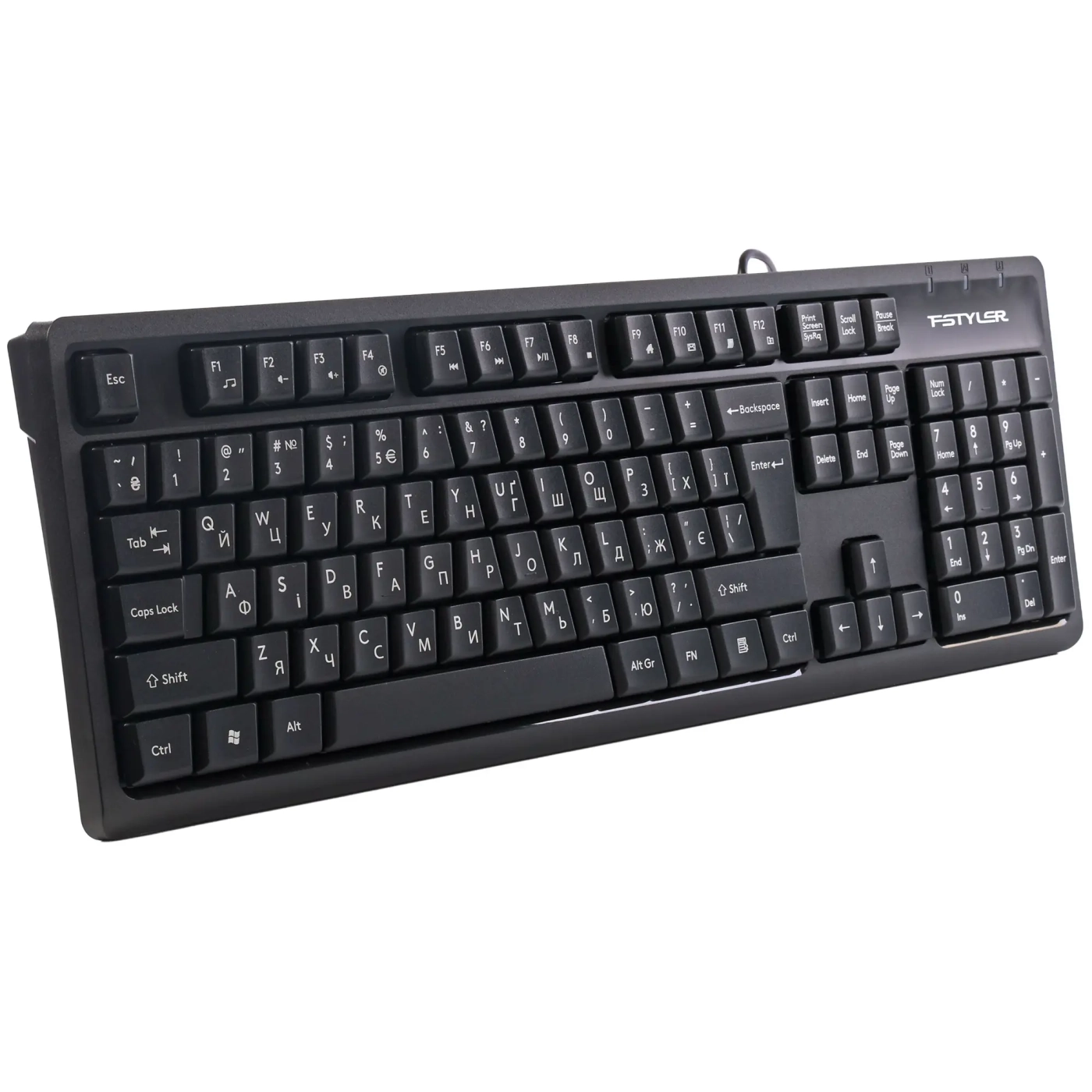 Купити Клавіатура A4Tech Fstyler FKS12 Black - фото 3