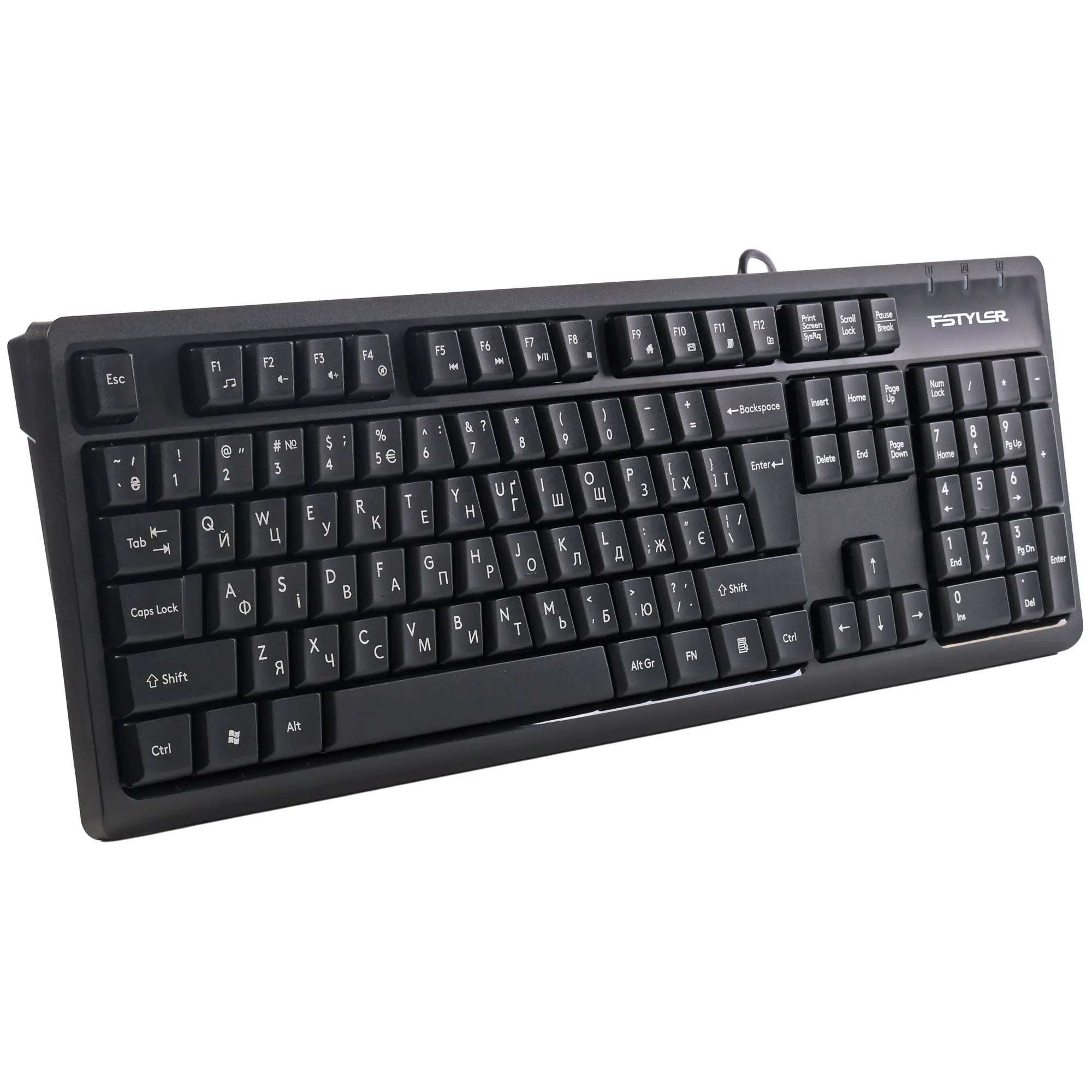 Купити Клавіатура A4Tech Fstyler FKS12 Black - фото 3