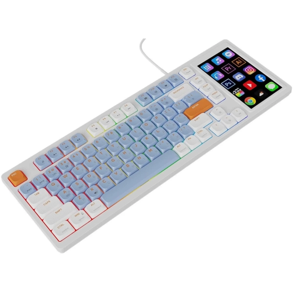 Купити Клавіатура Ajazz AKP815 Red Switch White/Blue/Orange (AKP815-R-WBO) - фото 5