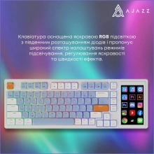 Купити Клавіатура Ajazz AKP815 Red Switch White/Blue/Orange (AKP815-R-WBO) - фото 9