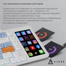 Купити Клавіатура Ajazz AKP815 Red Switch White/Blue/Orange (AKP815-R-WBO) - фото 11