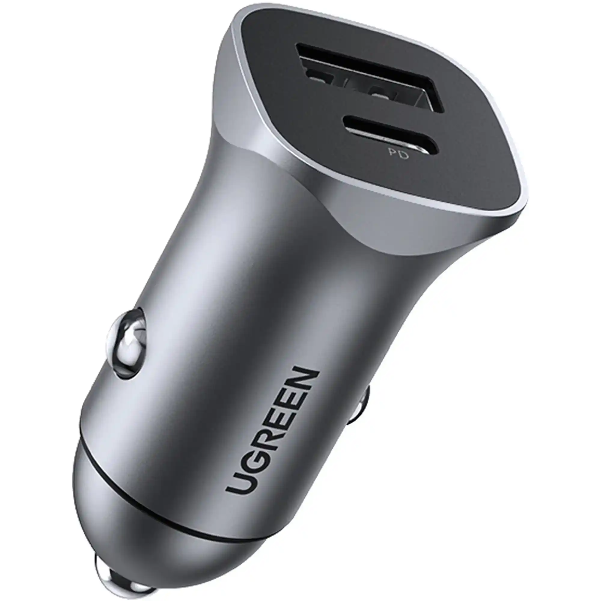 Купити Автомобильное зарядное устройство UGREEN CD130 2xUSB 30W (USB-C + USB-A) (40858) - фото 1