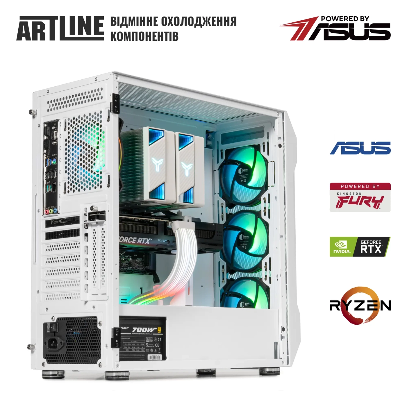 Купить Компьютер ARTLINE Gaming X69WHITE (X69WHITEv47) - фото 7