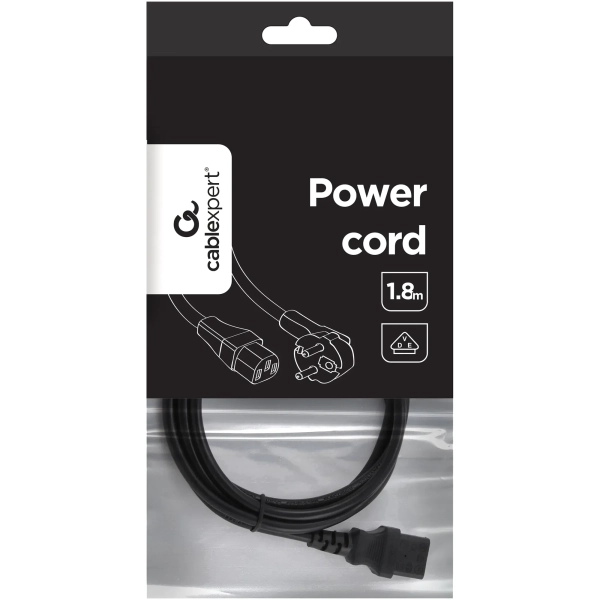 Купить Кабель питания Cablexpert PC-186-VDE 3*0.75 мм кв. 1.8м (8716309010184) - фото 4
