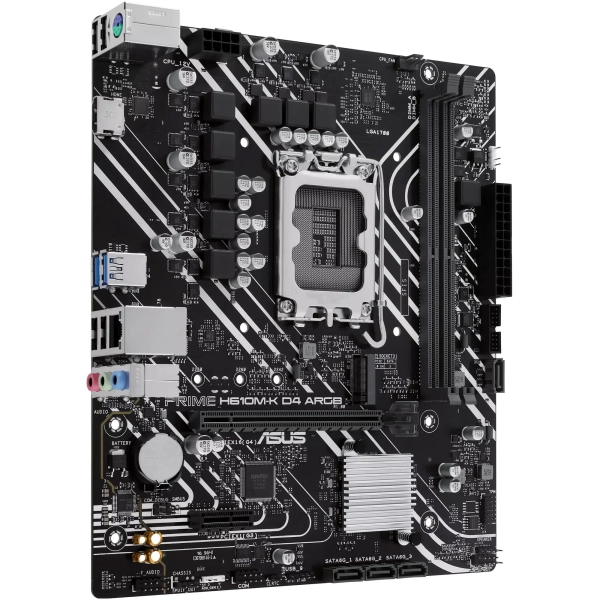 Купить Материнская плата ASUS Prime H610M-K D4 ARGB - фото 2