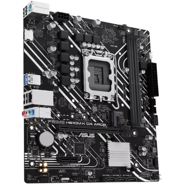 Купить Материнская плата ASUS Prime H610M-K D4 ARGB - фото 3