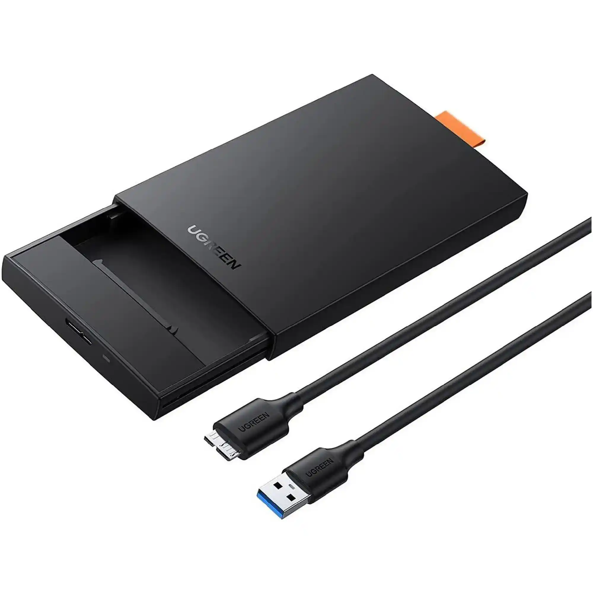 Купить Внешний карман Ugreen CM237 USB 3.0 2.5Inch Hard Drive Box Black (60353) - фото 1