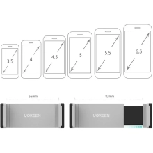 Купить Автомобильный держатель UGREEN LP120 Gray/Black (30283) - фото 5