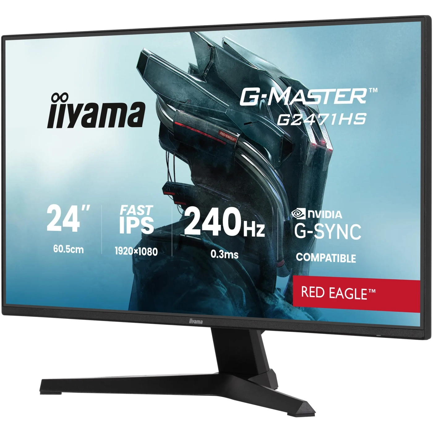 Купити Монітор 23.8" IiyamaG-Master Red Eagle G2471HS-B1 - фото 3