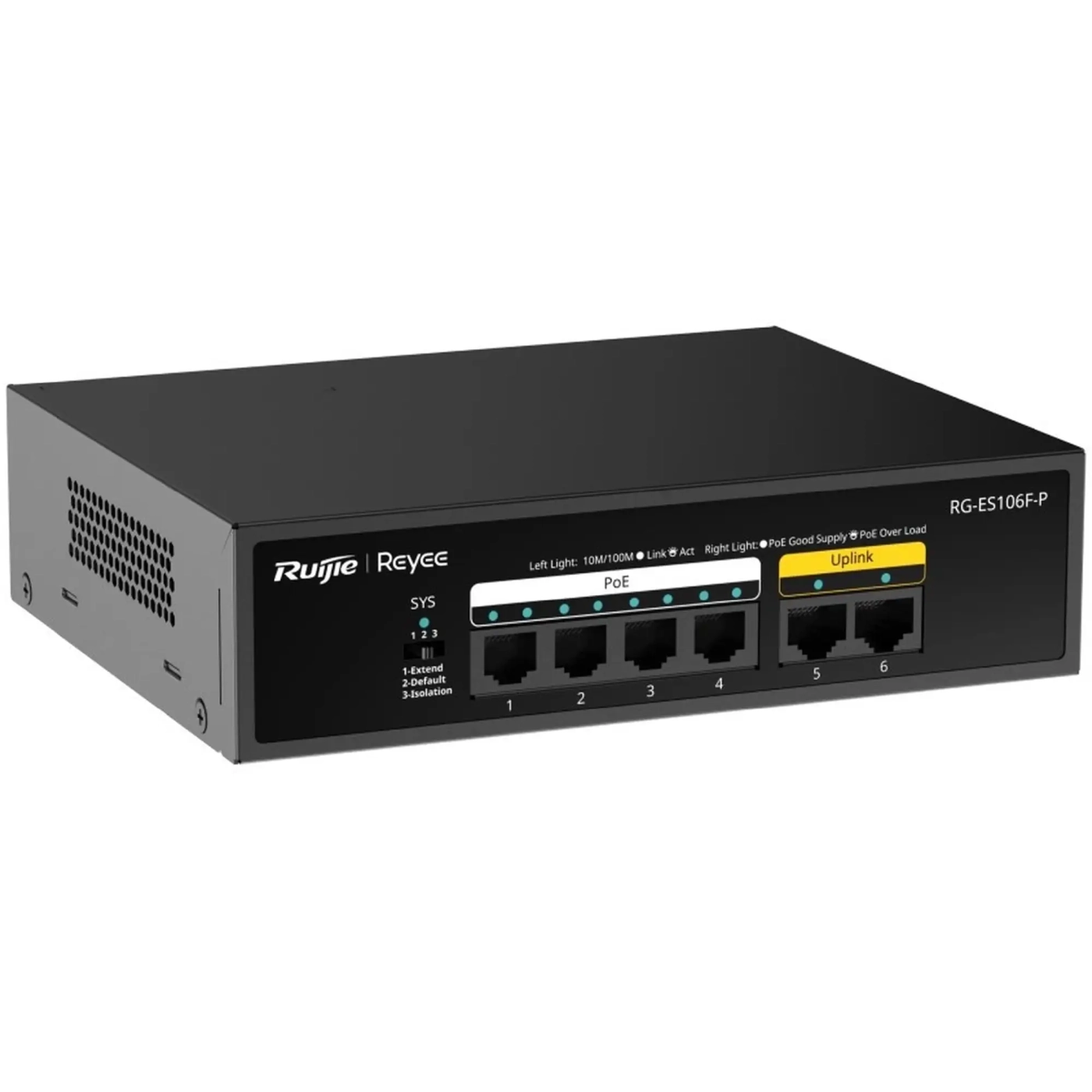 Купити Комутатор Ruijie Reyee RG-ES106F-P - фото 3