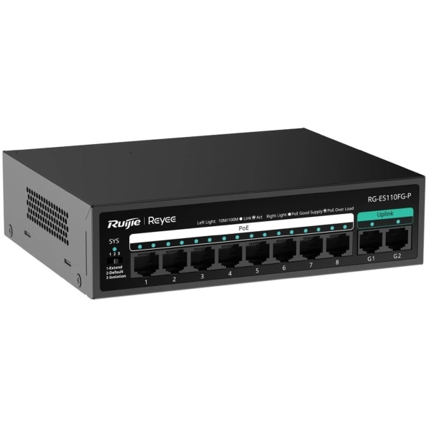 Купити Комутатор Ruijie Reyee RG-ES110FG-P - фото 2