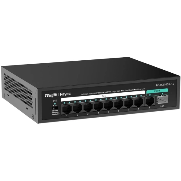 Купити Комутатор Ruijie Reyee RG-ES110GS-P-L - фото 2
