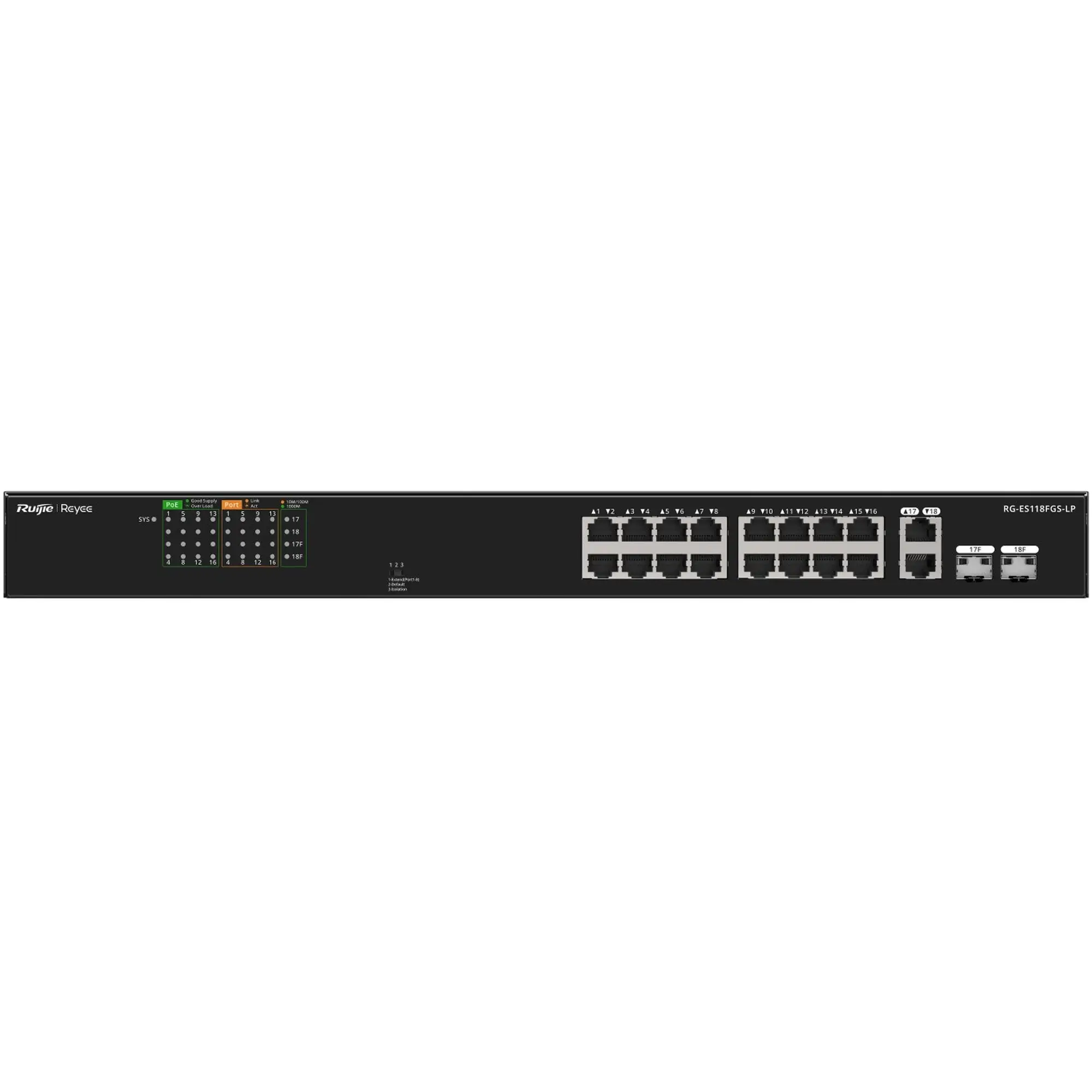 Купити Комутатор Ruijie Reyee RG-ES118FGS-LP - фото 2