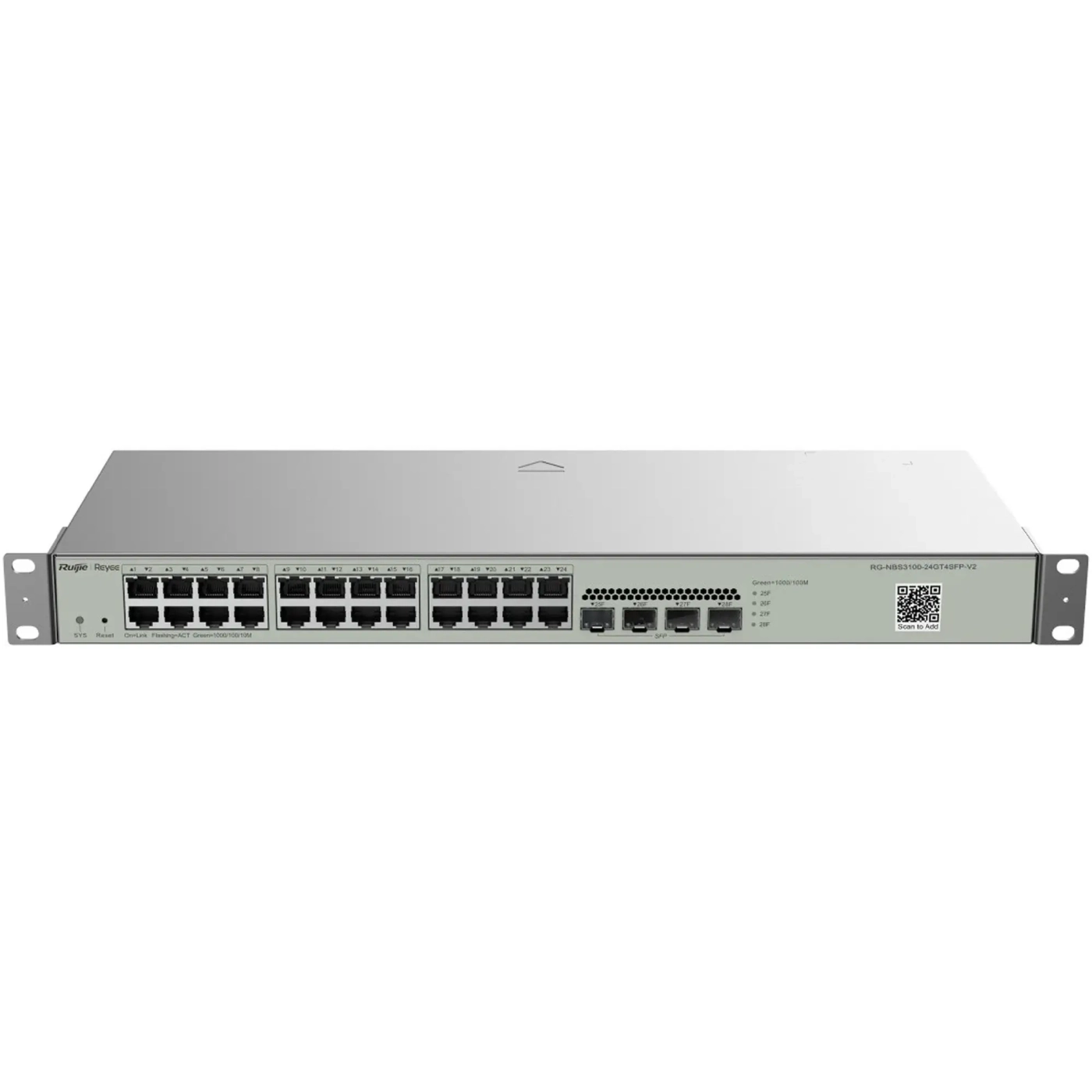 Купити Комутатор Ruijie Reyee RG-NBS3100-24GT4SFP-V2 - фото 1