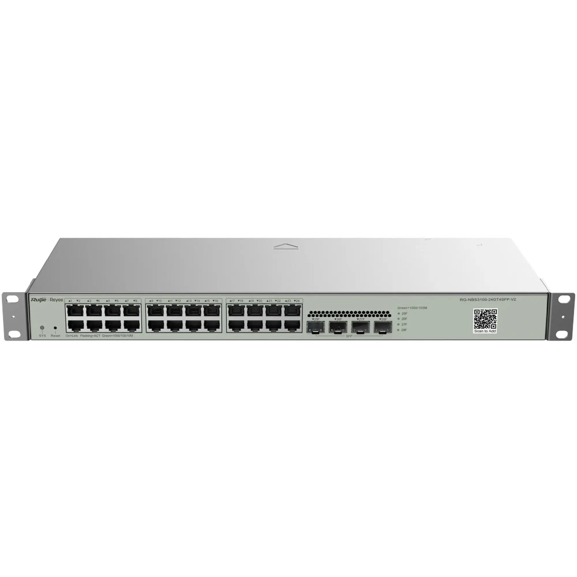 Купити Комутатор Ruijie Reyee RG-NBS3100-24GT4SFP-V2 - фото 1