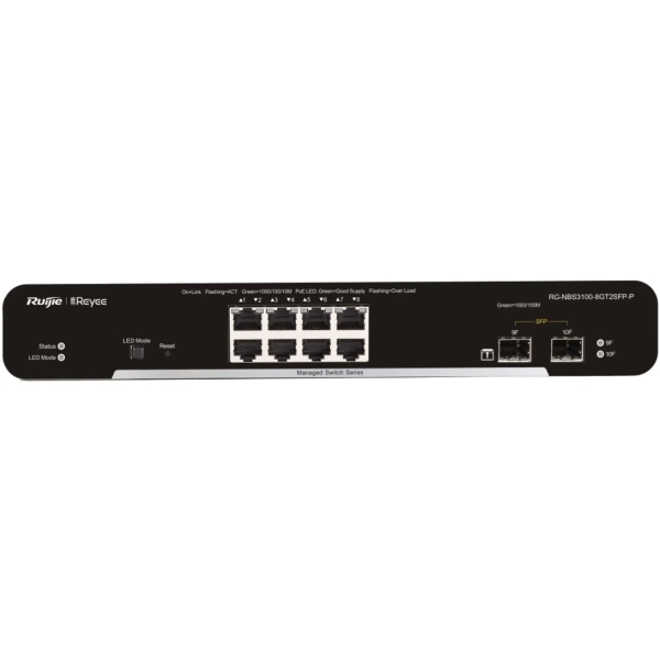 Купити Комутатор Ruijie Reyee RG-NBS3100-8GT2SFP-P - фото 2