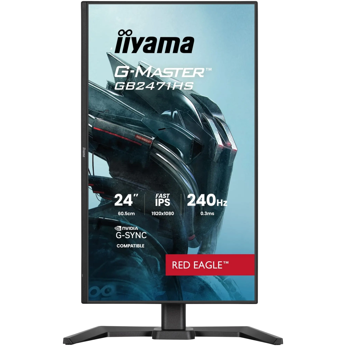 Купити Монітор 23.8" IiyamaG-Master Red Eagle GB2471HS-B1 - фото 4