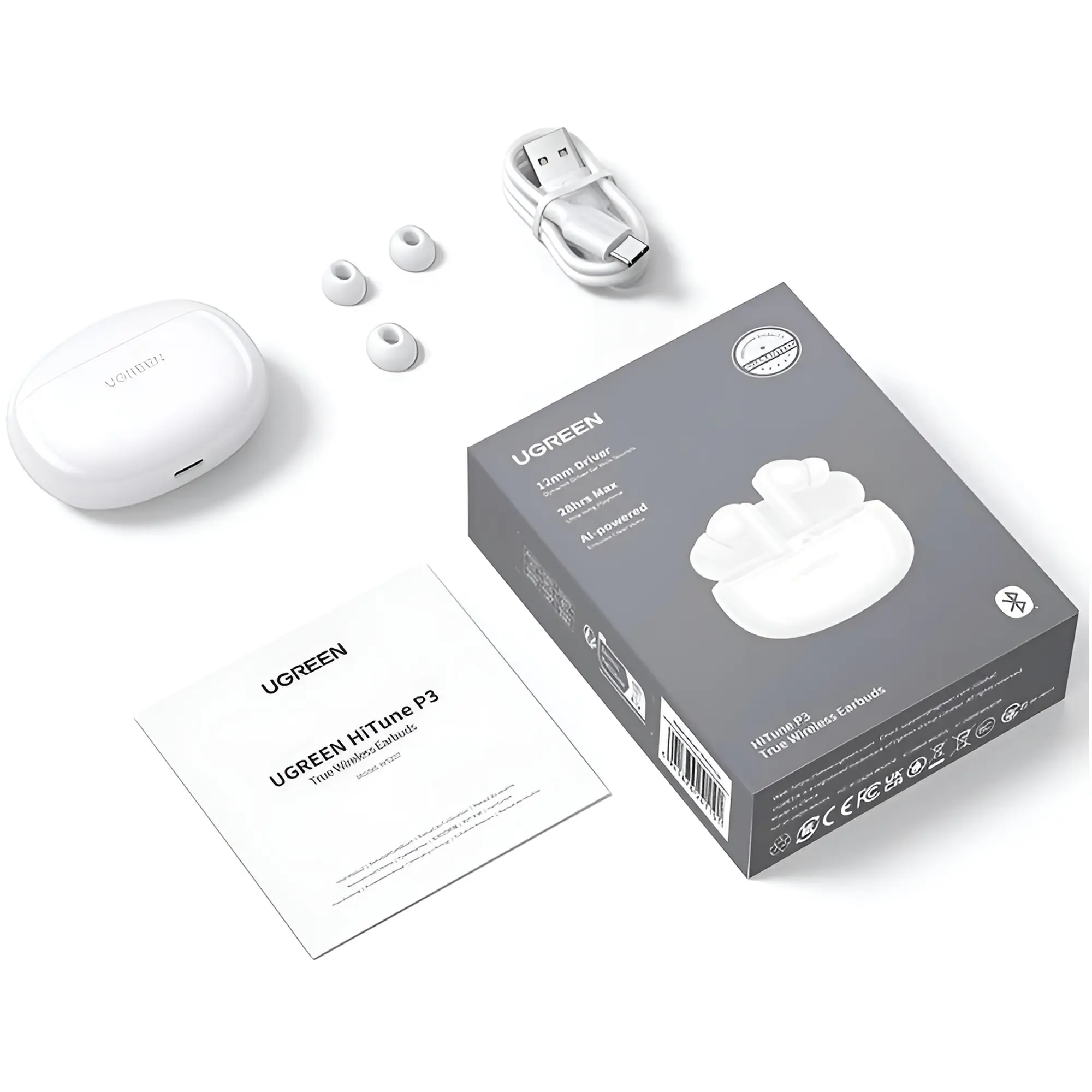 Купить Наушники Ugreen WS207 HiTune P3 White (UGR-45110) - фото 10
