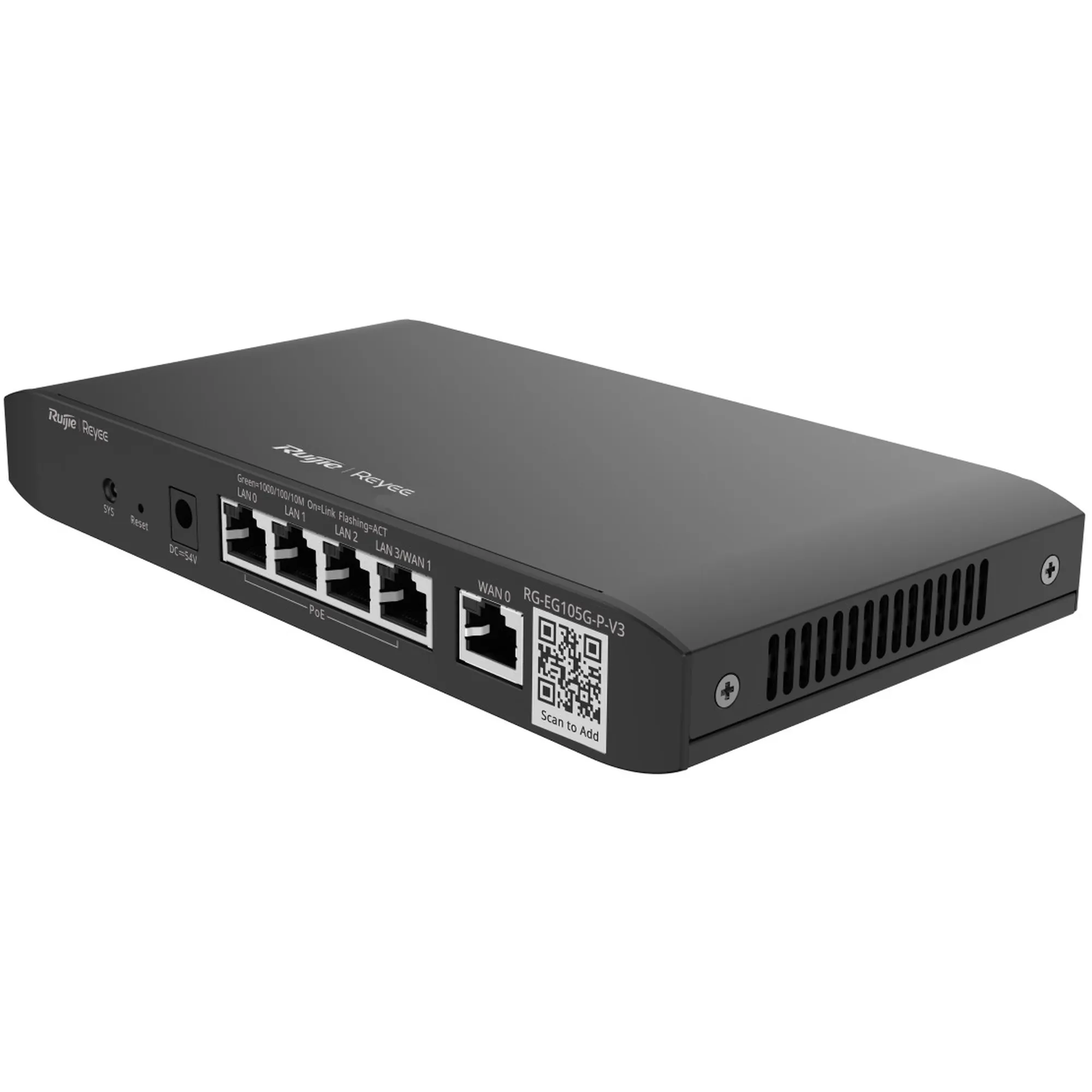 Купити Маршрутизатор Ruijie Reyee RG-EG105G-P-V3 - фото 3