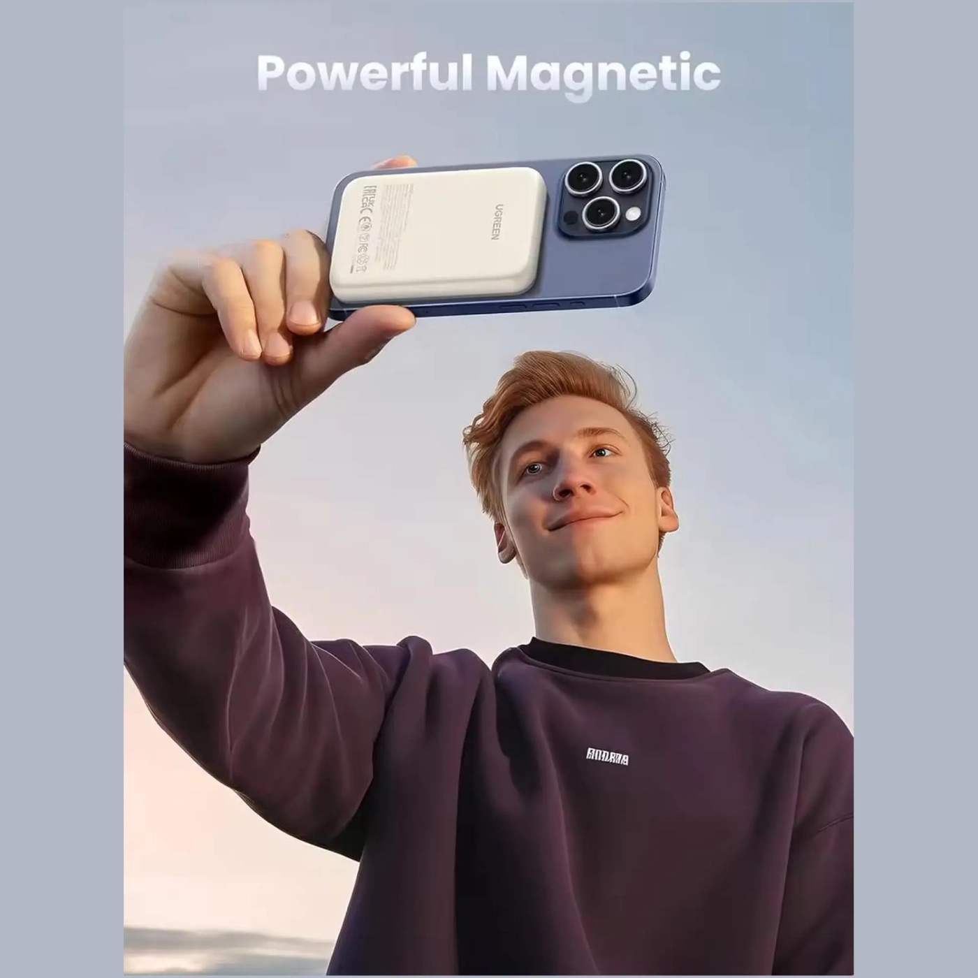 Купить Павербанк УМБ UGREEN PB560 15W 5000mAh Beige (UGR-25207) - фото 6