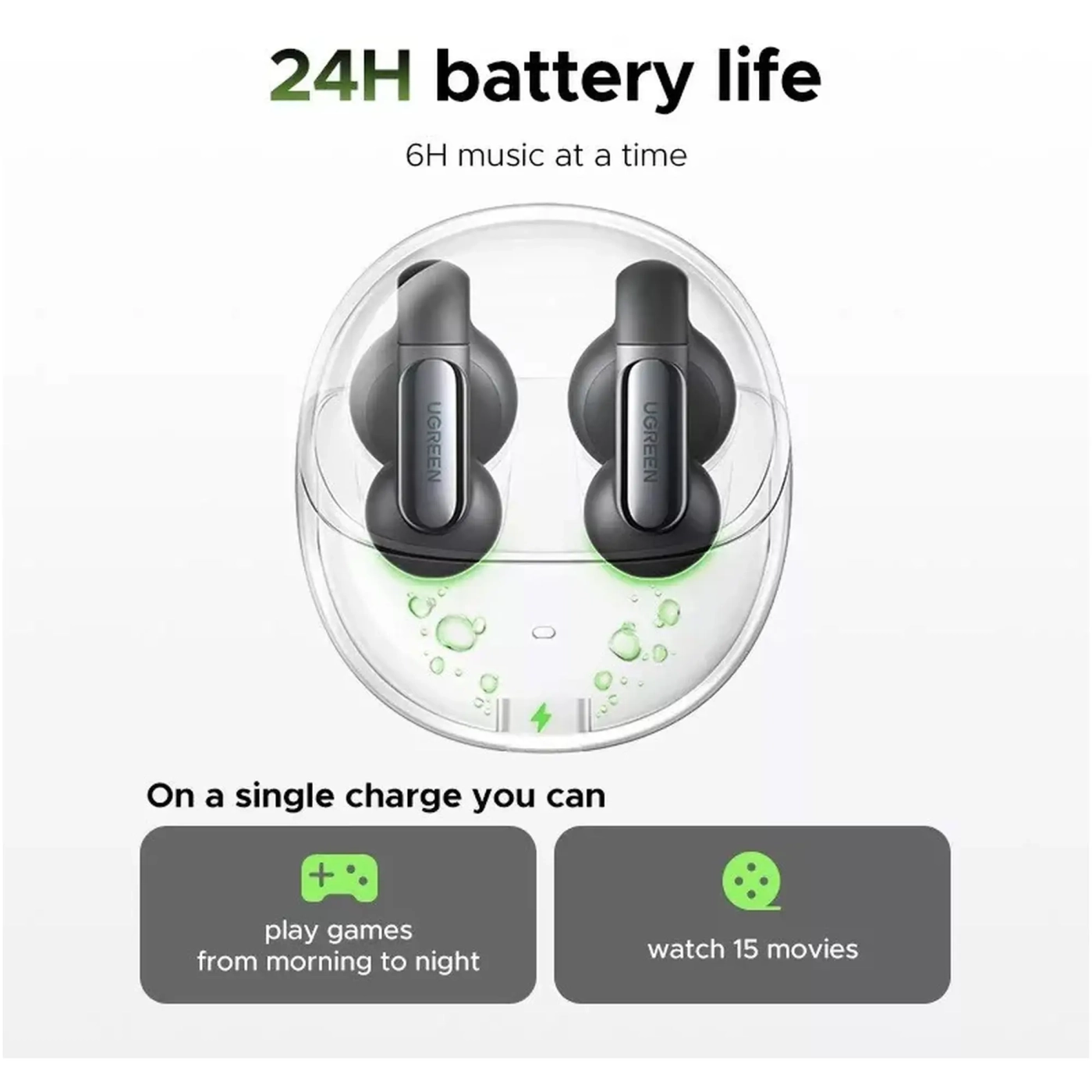 Купить Наушники Ugreen WS210 HiTune S5 Black (UGR-45760) - фото 5