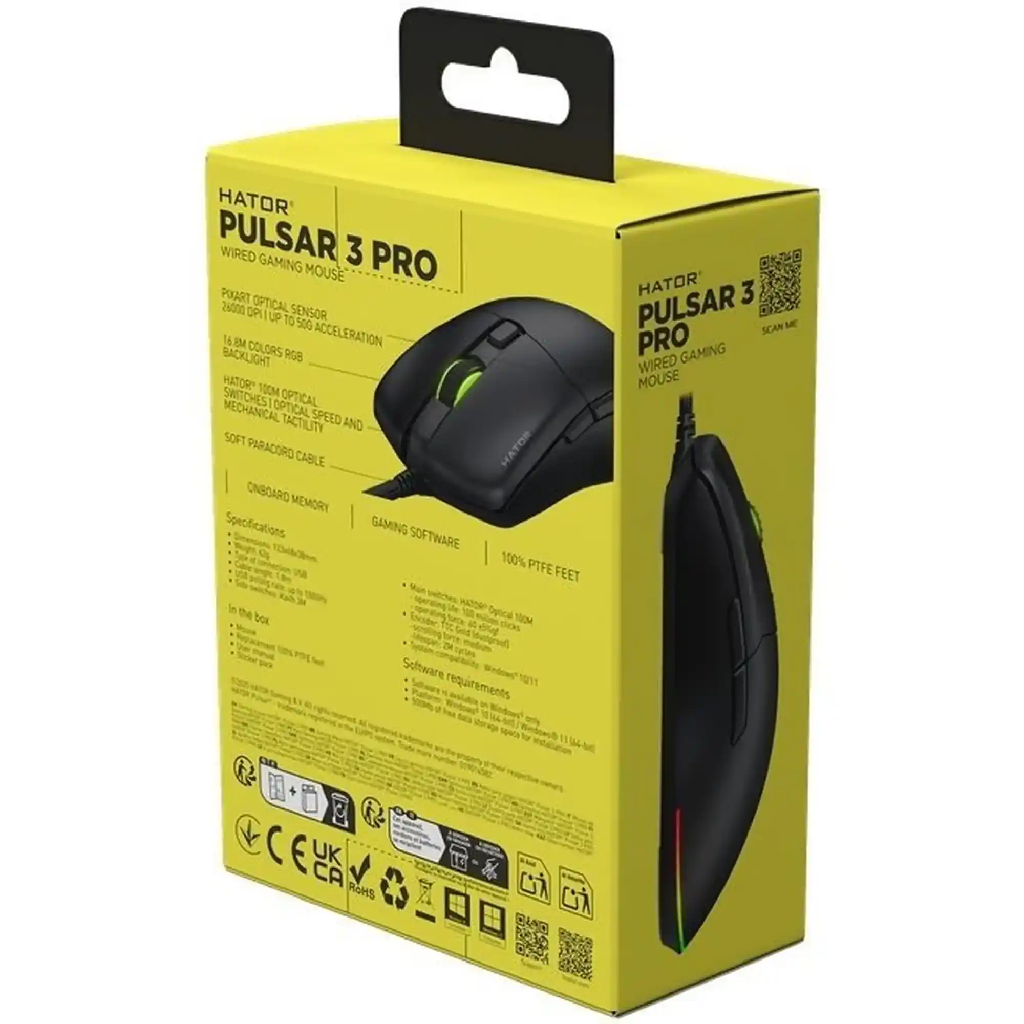 Купить Мышь HATOR Pulsar 3 PRO (HTM620) black - фото 8