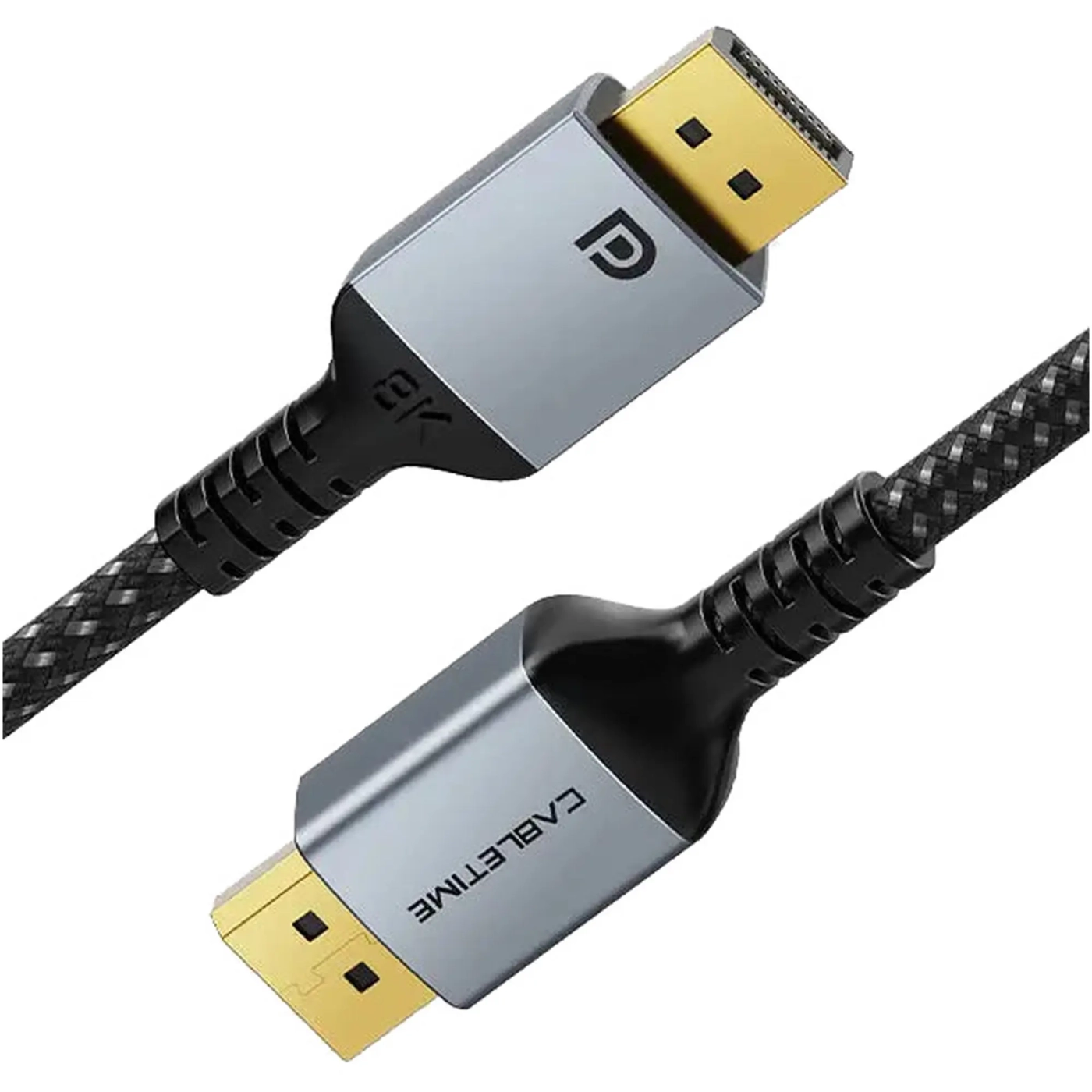 Купить Кабель Cabletime Premium 8K 60Hz DisplayPort 2м Black (CD11L) - фото 1