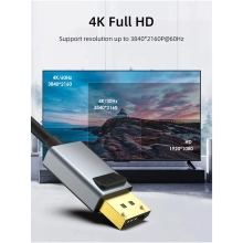 Купити Адаптер Cabletime 4K 60Hz DisplayPort - HDMI Gray (CP20A) - фото 2