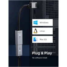 Купити Адаптер Cabletime 4K 60Hz DisplayPort - HDMI Gray (CP20A) - фото 5