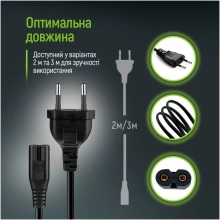 Купити Кабель ColorWay CEE7/16-C7 2м Black (CW-CBP085-BK) - фото 6