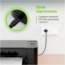 Купити Кабель ColorWay CEE7/16-C7 2м Black (CW-CBP085-BK) - фото 9