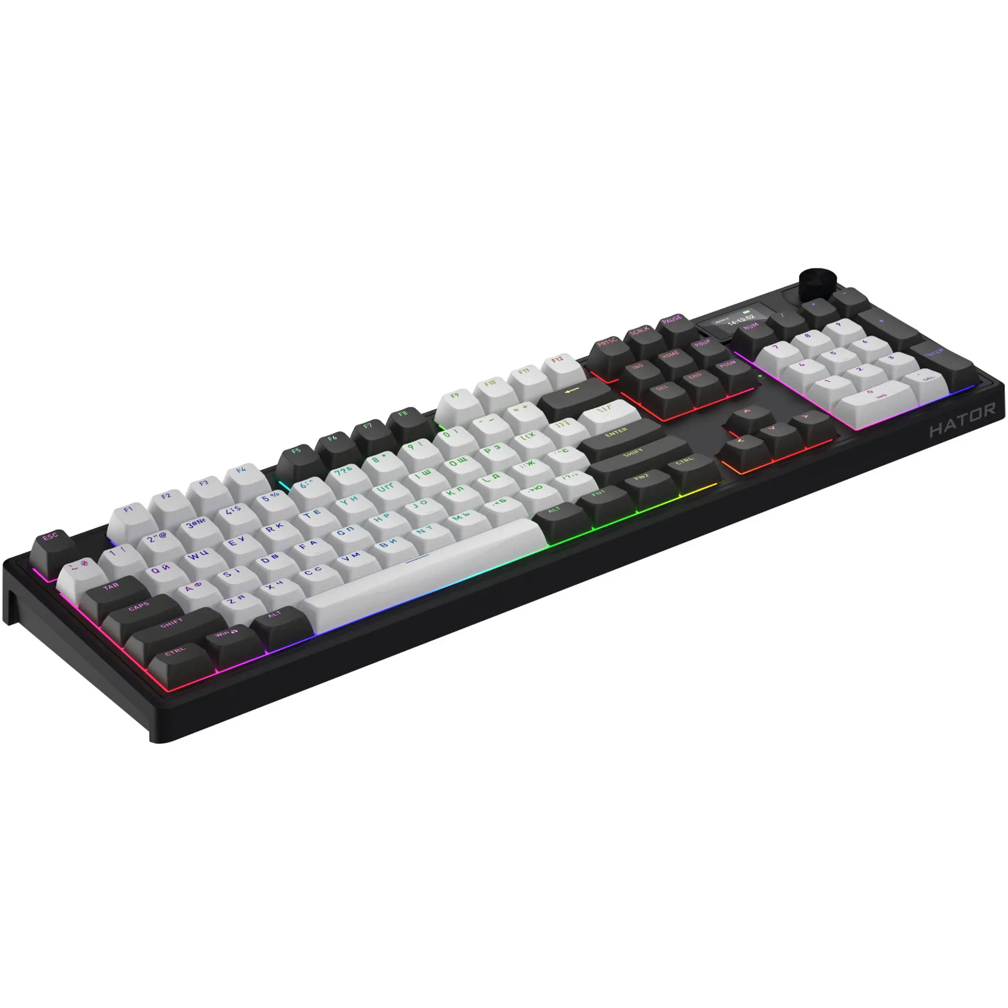 Купити Клавіатура Hator Skyfall 100 PRO Wireless Grey-Black Silent Switches (HTK4100UA) - фото 2
