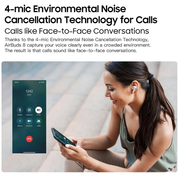 Купить Наушники BlackviewAirBuds 8 Arctic White (6931548315971) - фото 13