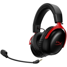 Купить Наушники HyperX Cloud III S Wireless/USB-A/USB-C Black/Red (A59Z0AA) - фото 4