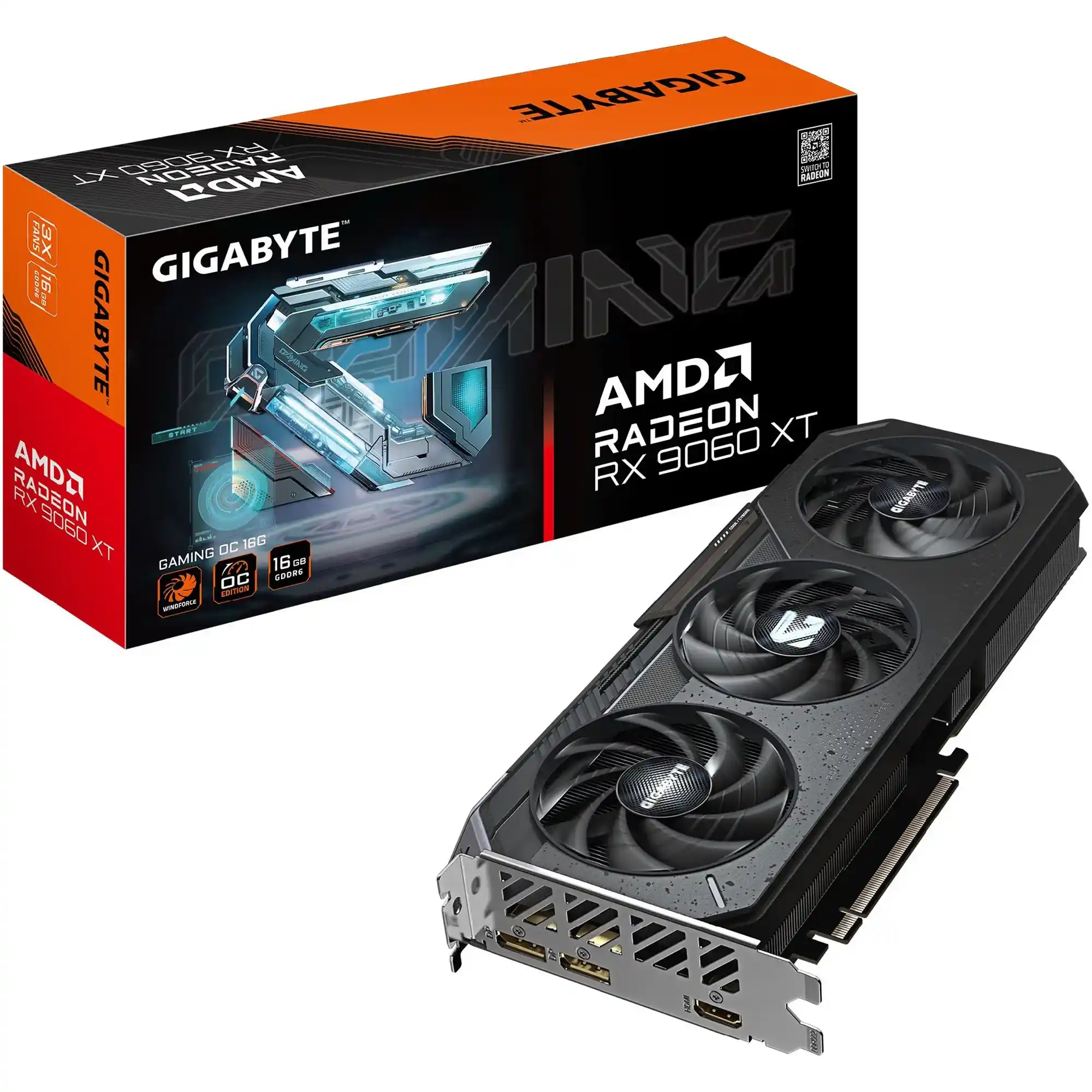 Купити Відеокарта GIGABYTE AMD Radeon RX 9060 XT GAMING 16G (GV-R9060XTGAMING-16GD) - фото 11