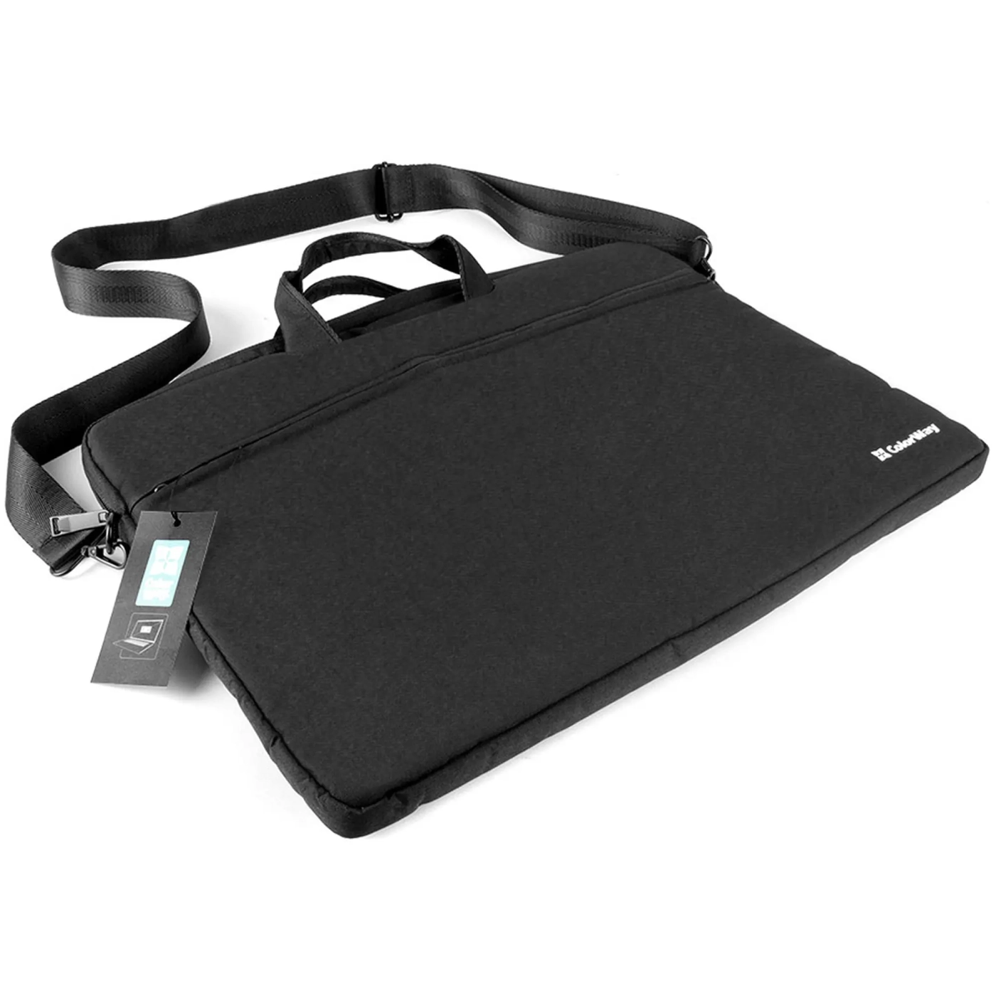 Купить Сумка для ноутбука ColorWay 17.3" Casual Black (CW-LBC173-BK) - фото 4