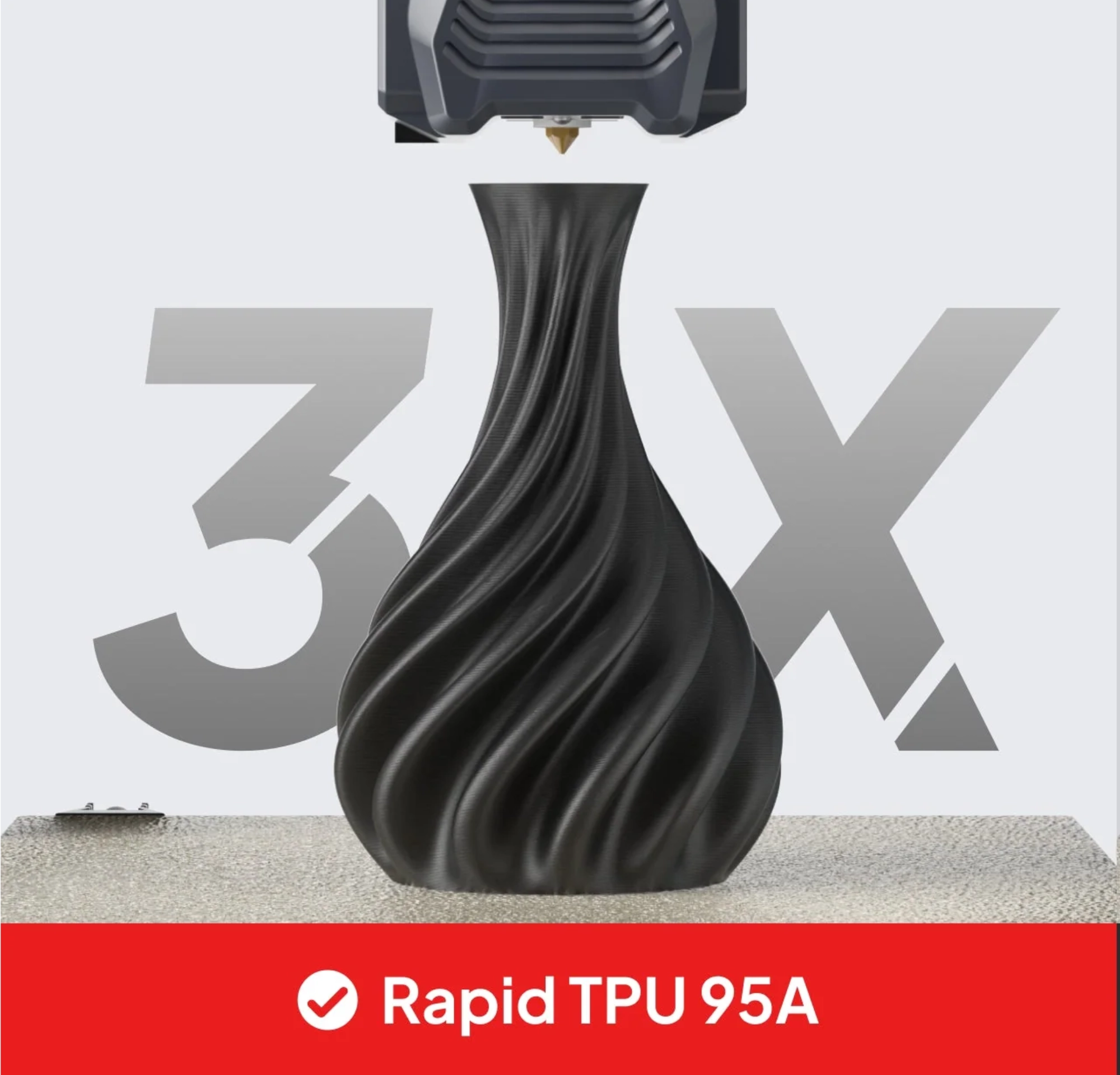 Купить Rapid TPU Filament (пластик) для 3D принтера ELEGOO 1кг, 1.75мм, черный (50.203.0631) - фото 2
