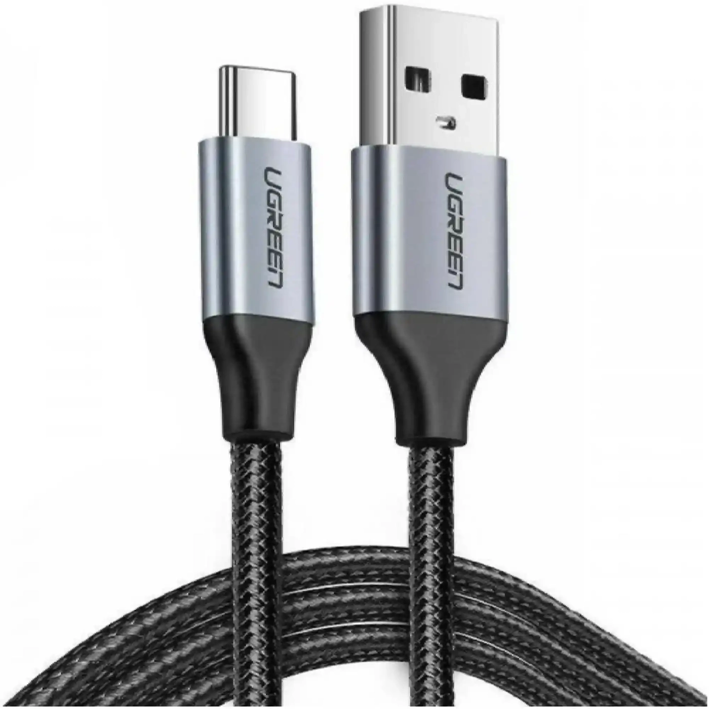 Купить Кабель UGREEN US288 USB - USB-C 3A 2m Black (60128) - фото 1