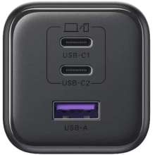 Купити Мережевий зарядний пристрій UGREEN X527 3xUSB 45W (2xUSB-C + USB-A) Gan PD Gray (65156B) - фото 4