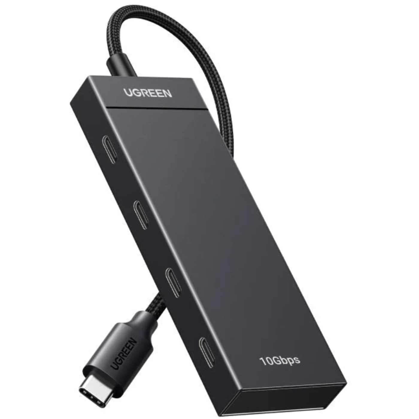 Купити USB-хаб Ugreen CM806 USB-C to 4xUSB-C 3.2 Gen2 10Gbps Black (UGR-35584) - фото 1
