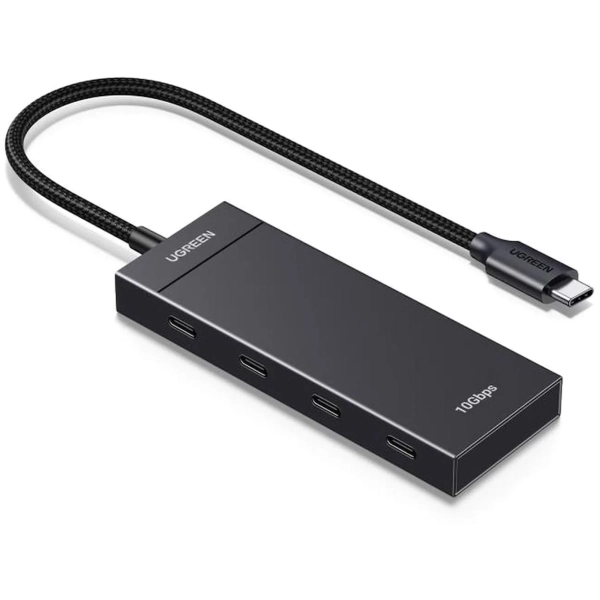 Купити USB-хаб Ugreen CM806 USB-C to 4xUSB-C 3.2 Gen2 10Gbps Black (UGR-35584) - фото 3