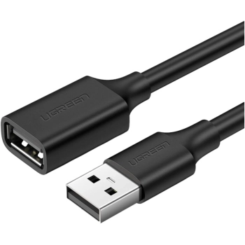 Купить Кабель UGREEN US103 USB 2.0 Male to Female Extension Cable 5m Black (10318) - фото 1