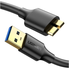 Купить Кабель UGREEN US130 USB 3.0 to Micro-B 3.0 0.5m Black (10840) - фото 2