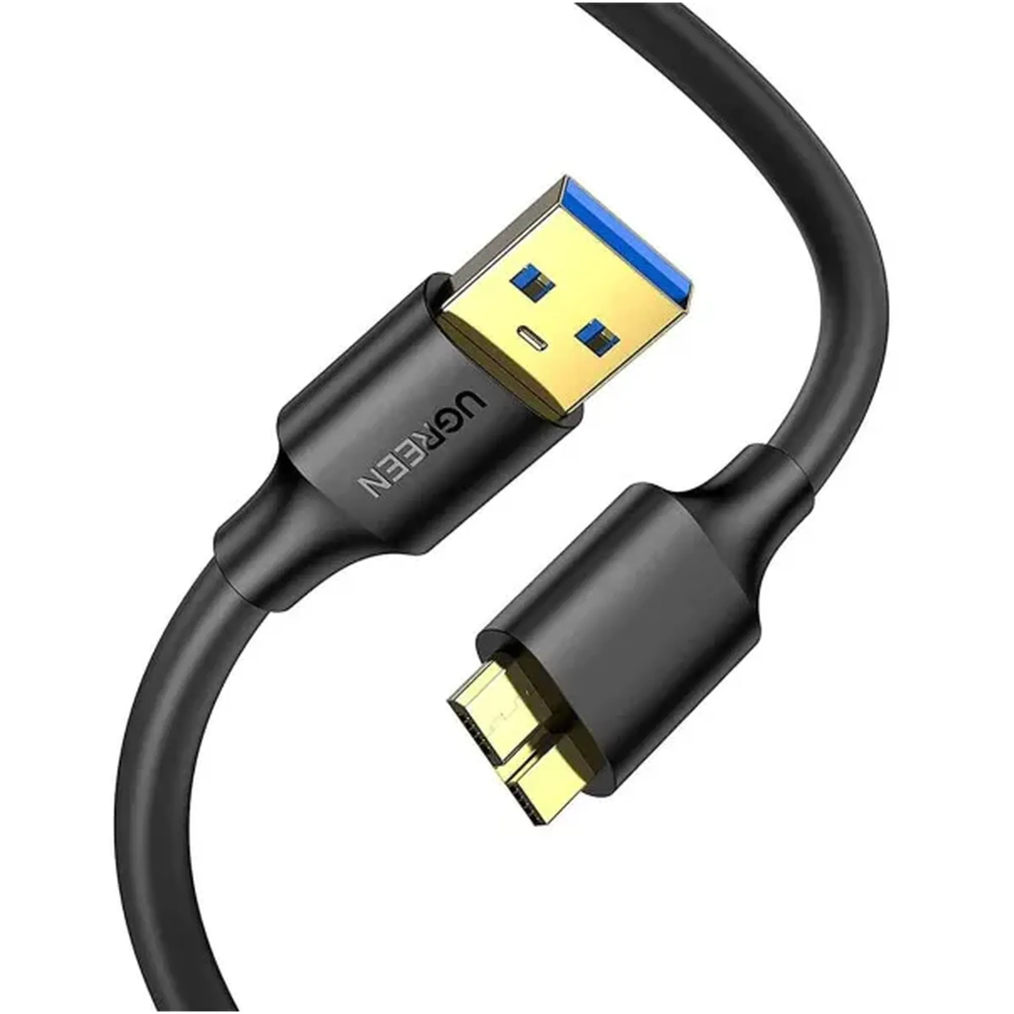Купити Кабель UGREEN US130 USB 3.0 to Micro-B 3.0 1m Black (10841) - фото 3