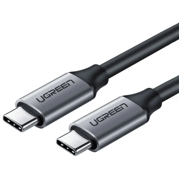 Купити Кабель UGREEN US161 USB-C - USB-C 60W 1.5m Gray/Black (50751) - фото 1