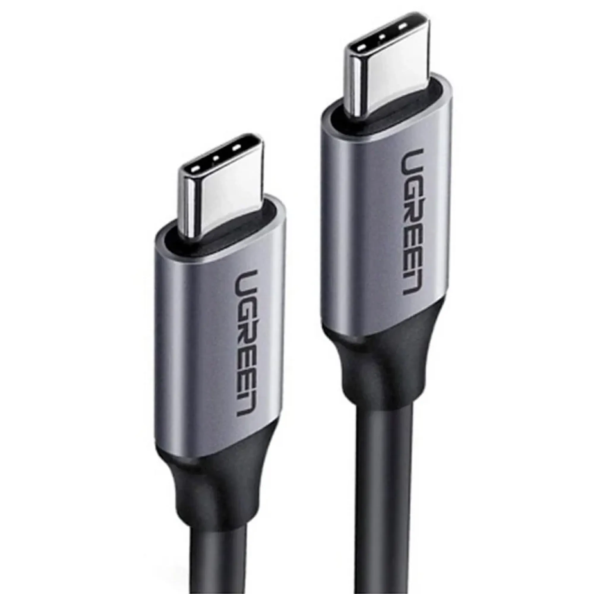 Купить Кабель UGREEN US161 USB-C - USB-C 60W 1.5m Gray/Black (50751) - фото 2