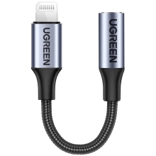 Купити Кабель UGREEN US211 Lightning to 3.5mm 10cm Gray (30756) - фото 3